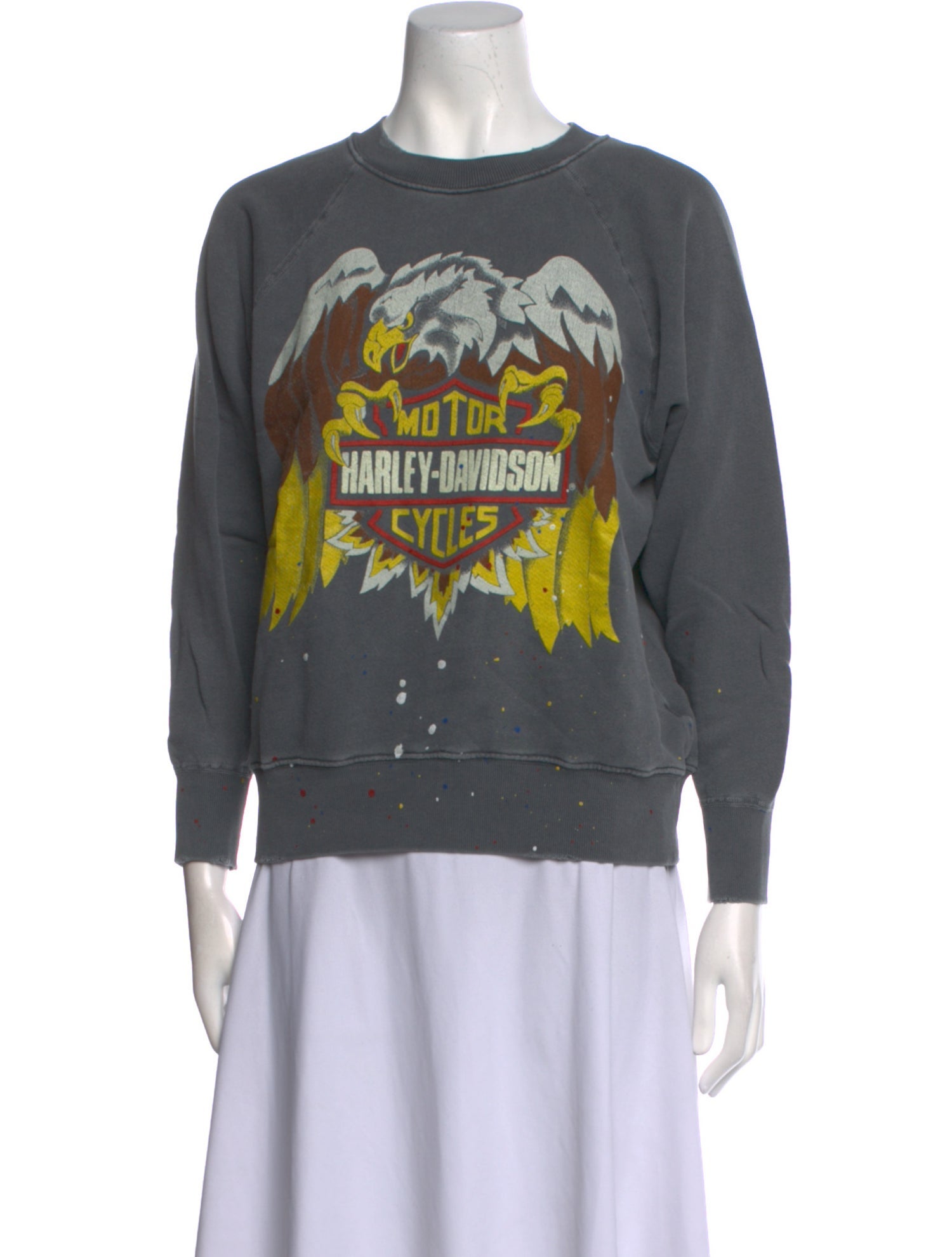 MadeWorn Graphic Print Crew Neck Sweatshirt