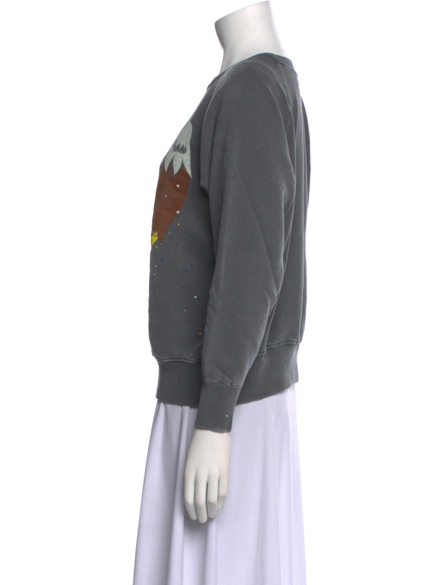 MadeWorn Graphic Print Crew Neck Sweatshirt