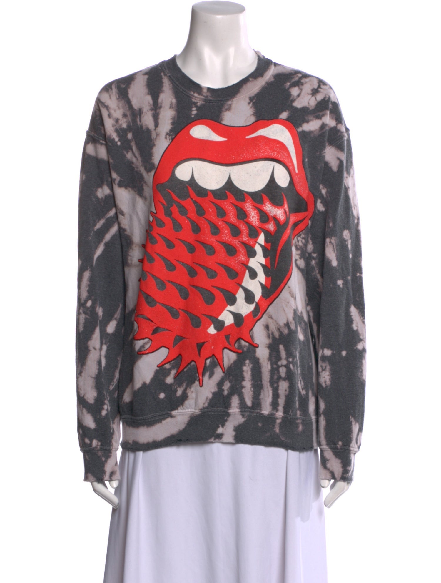 MadeWorn Printed Crew Neck Sweatshirt