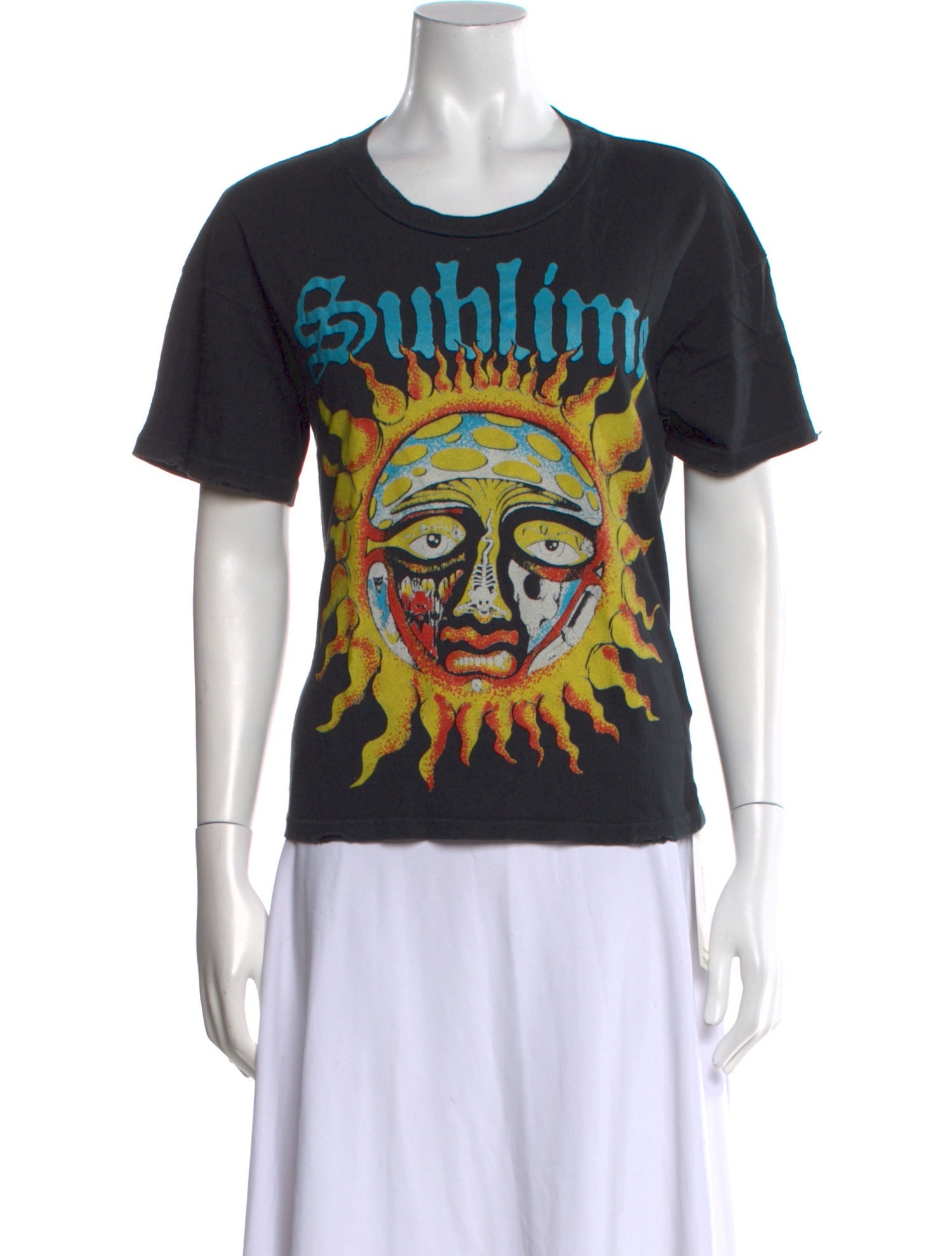 MadeWorn Graphic Print Crew Neck T-Shirt