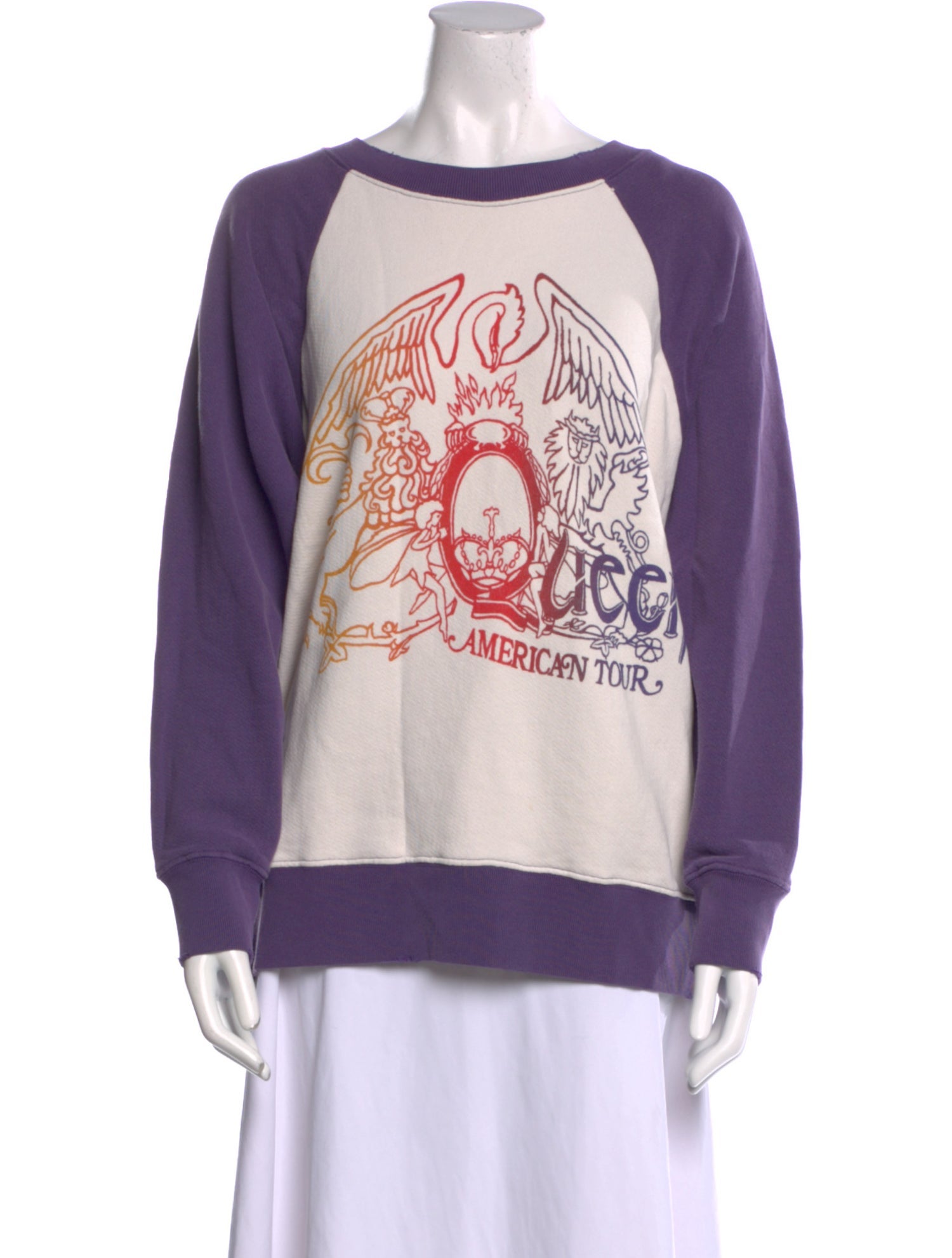 MadeWorn Graphic Print Crew Neck Sweatshirt