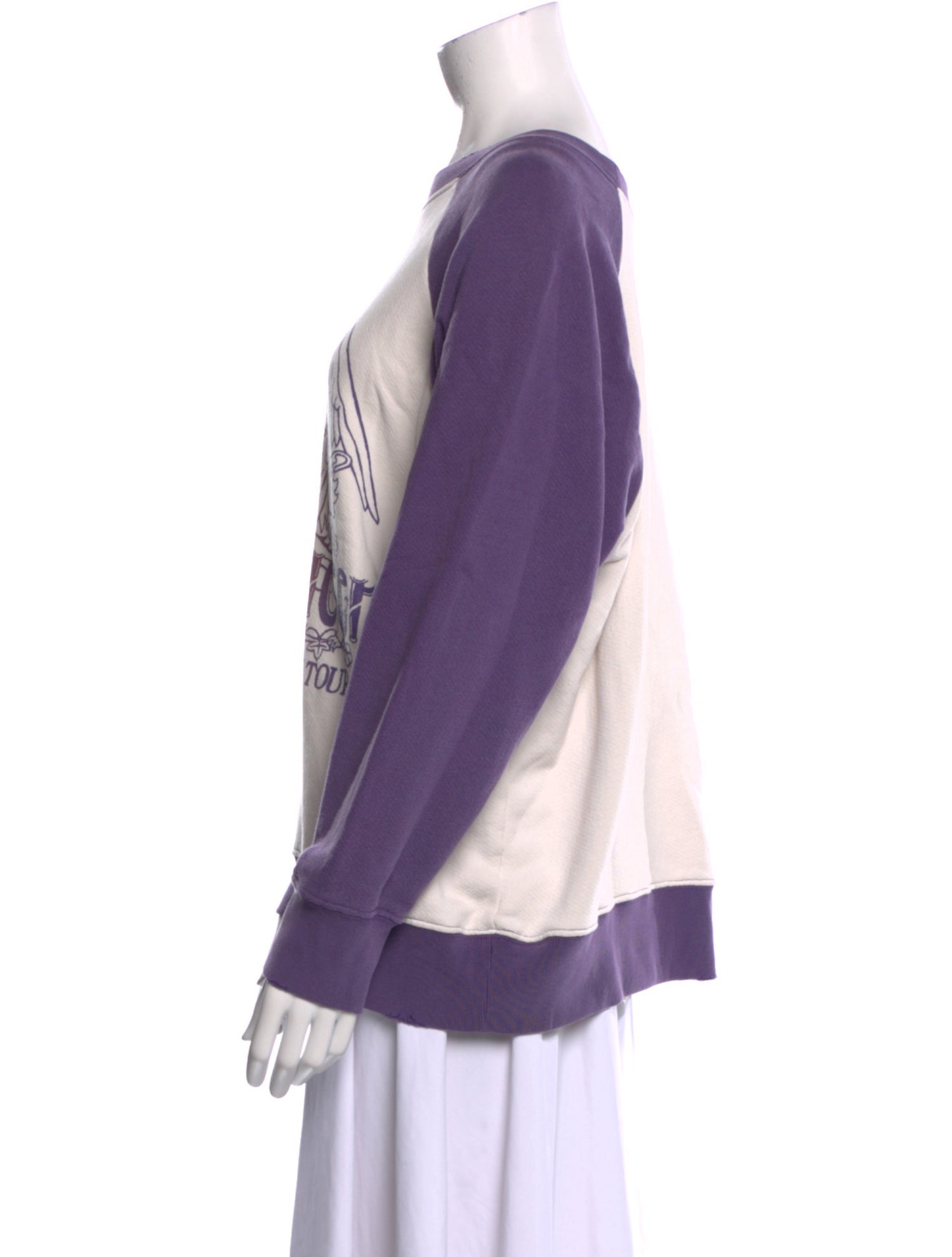 MadeWorn Graphic Print Crew Neck Sweatshirt