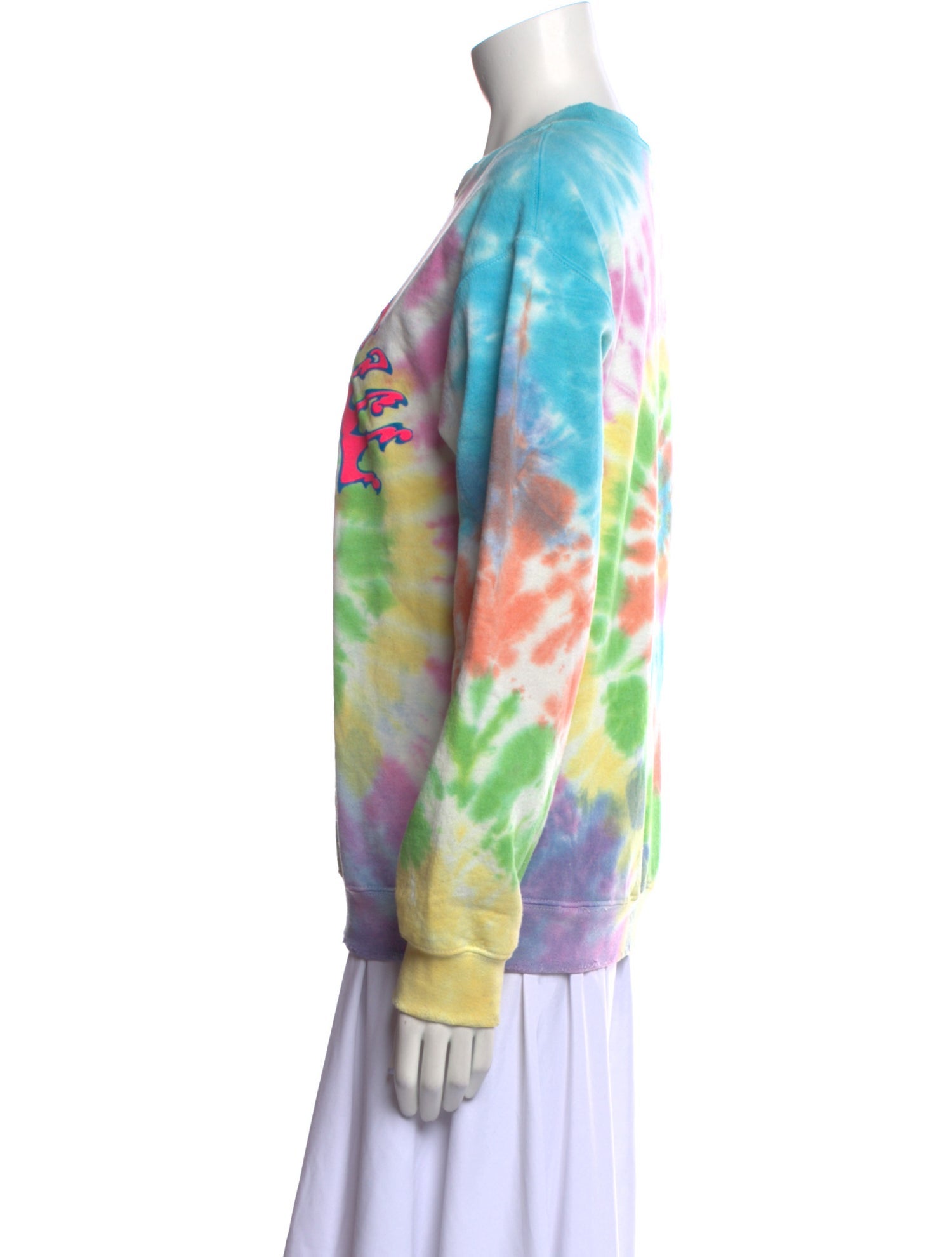 MadeWorn Tie-Dye Print Crew Neck Sweatshirt
