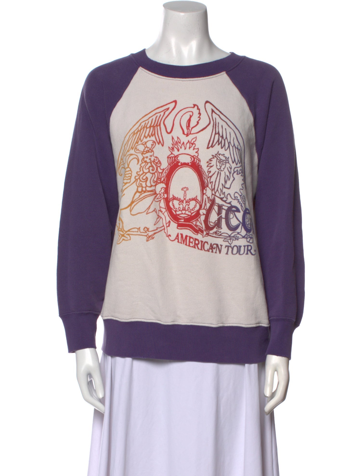 MadeWorn Graphic Print Crew Neck Sweatshirt