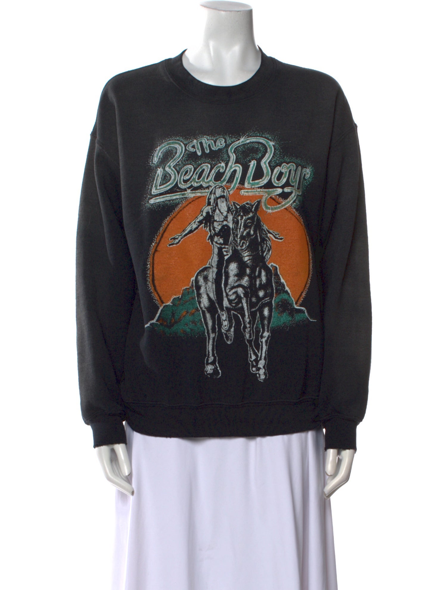 MadeWorn Graphic Print Crew Neck Sweatshirt