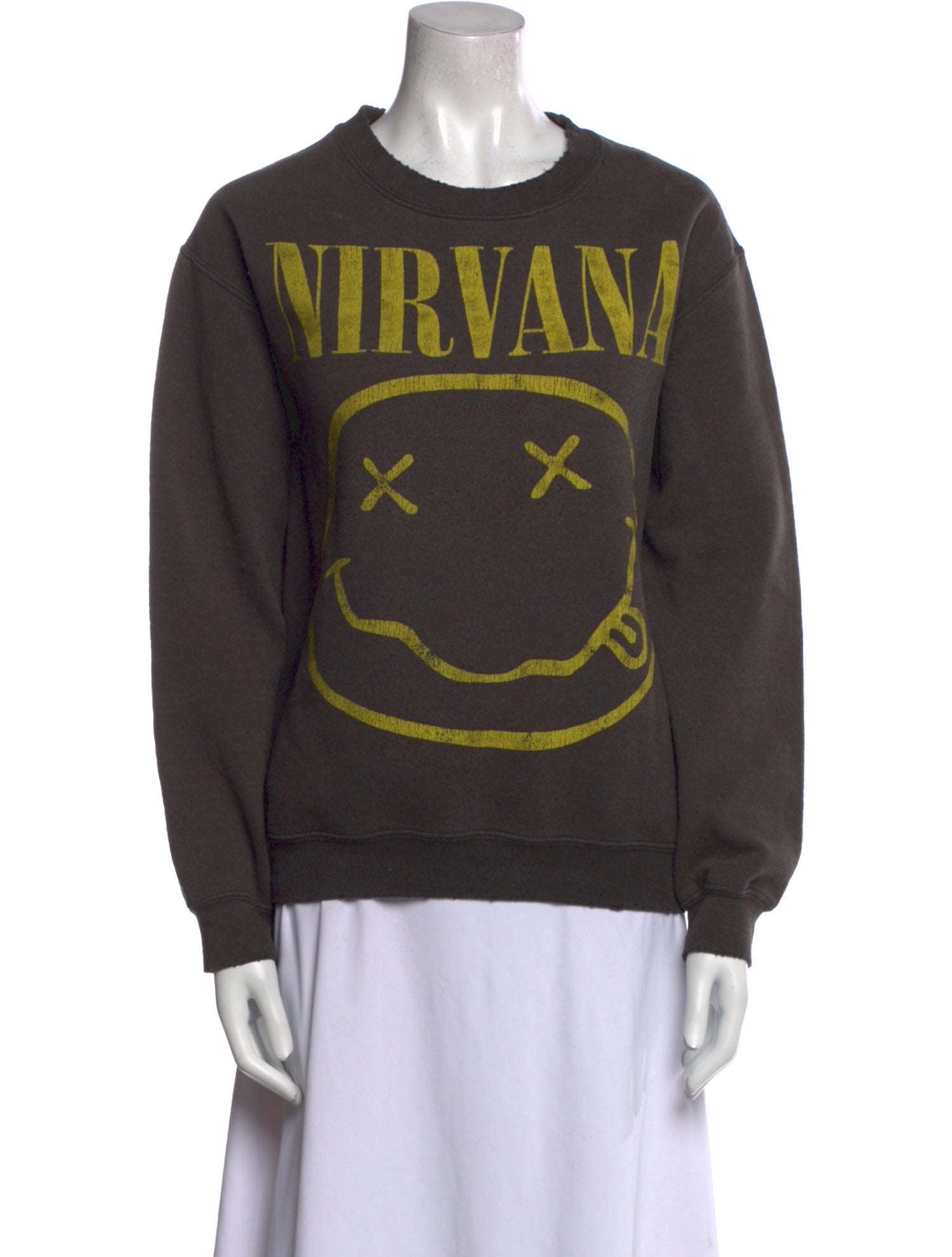 MadeWorn Graphic Print Crew Neck Sweatshirt