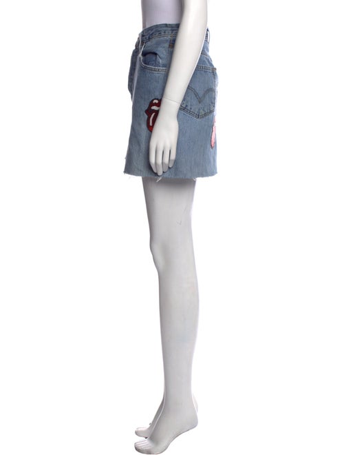 MadeWorn Distressed Accents Mini Skirt