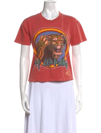 MadeWorn Graphic Print Crew Neck T-Shirt