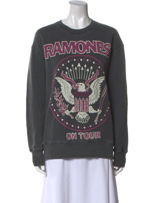 MadeWorn Graphic Print Crew Neck Sweater