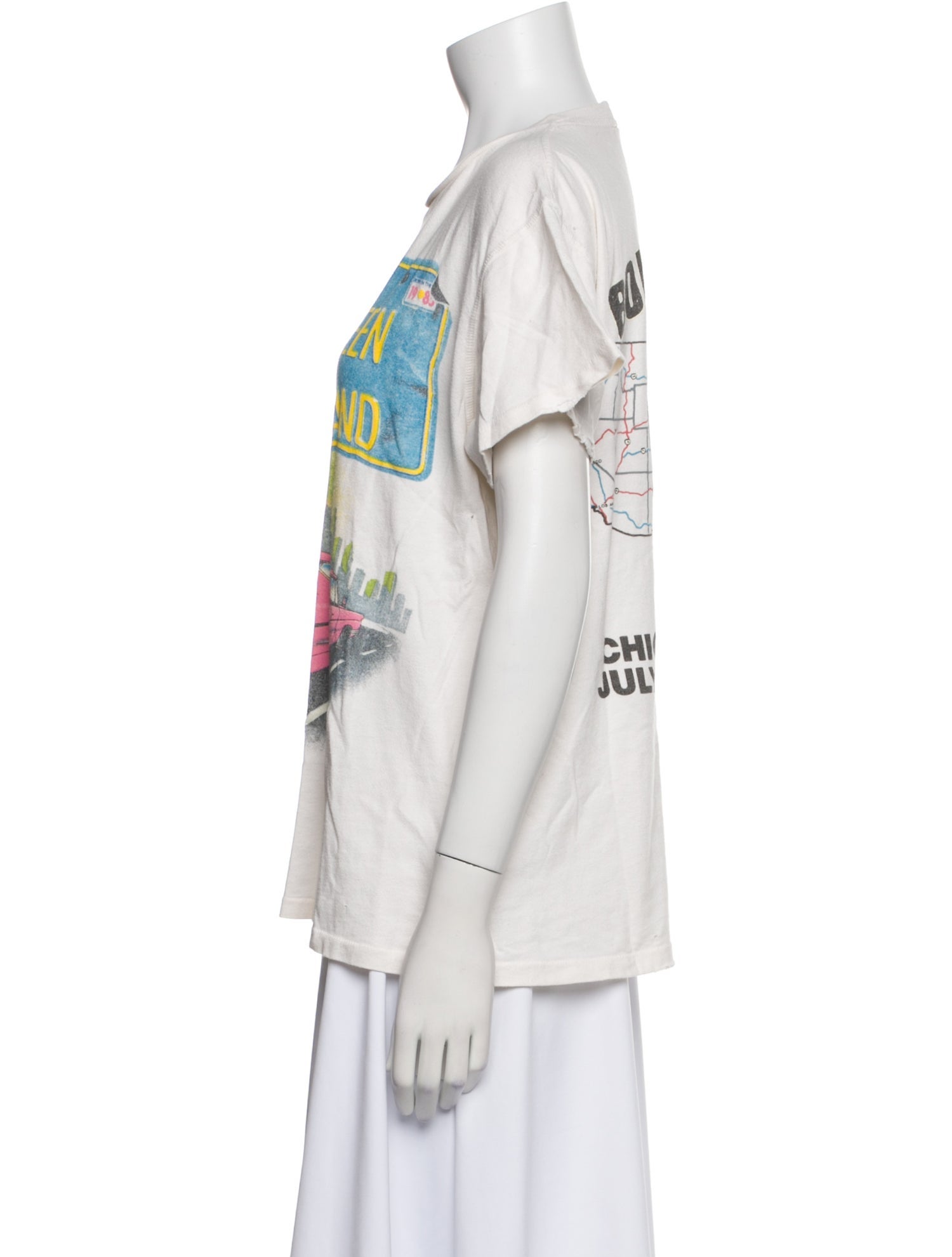 MadeWorn Graphic Print Crew Neck T-Shirt