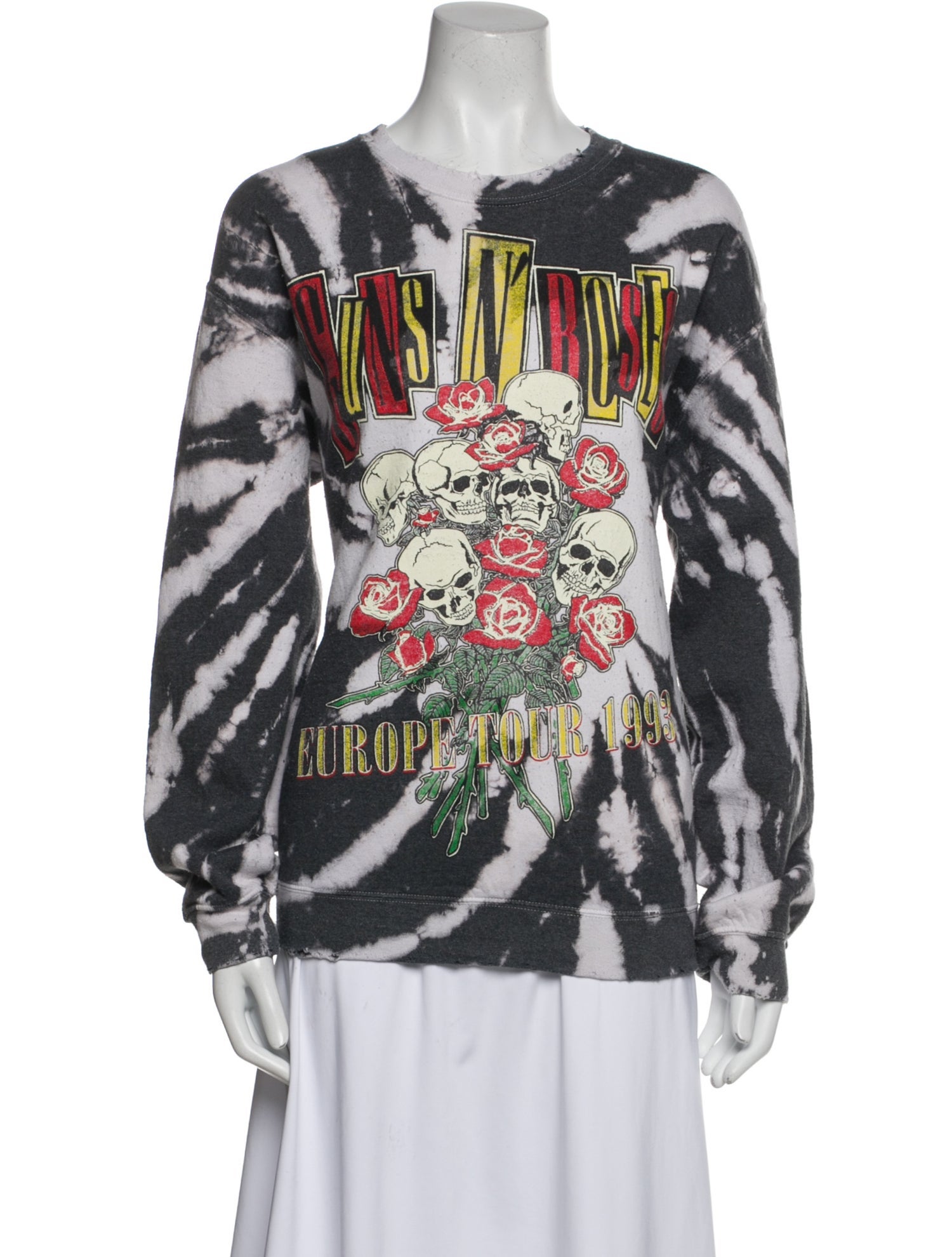 MadeWorn Tie-Dye Print Crew Neck Sweatshirt