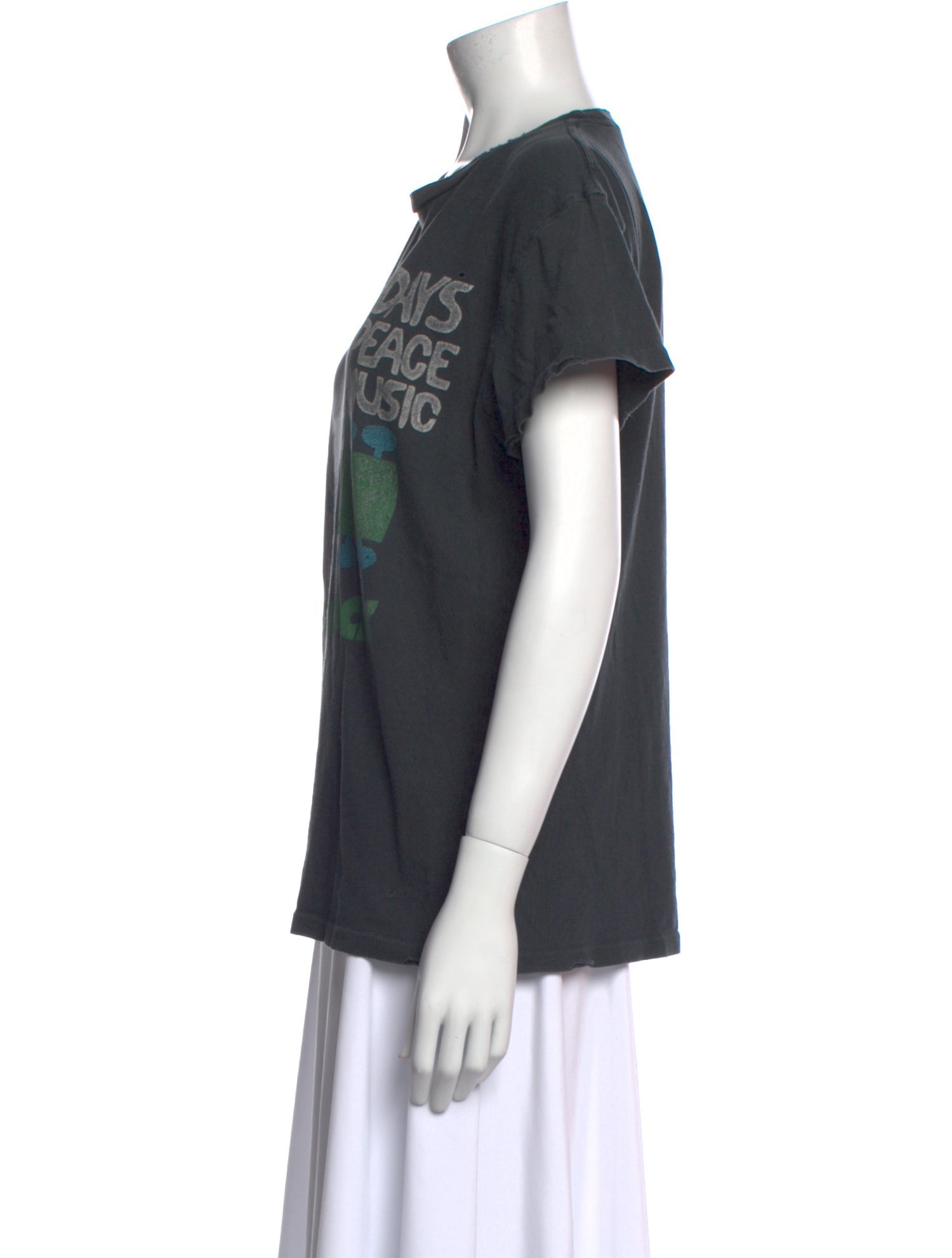 MadeWorn Graphic Print Crew Neck T-Shirt