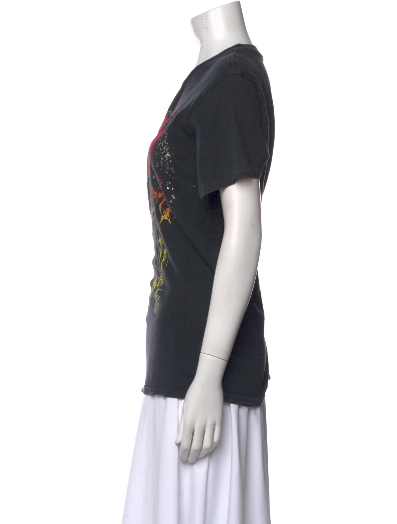 MadeWorn Printed Scoop Neck T-Shirt