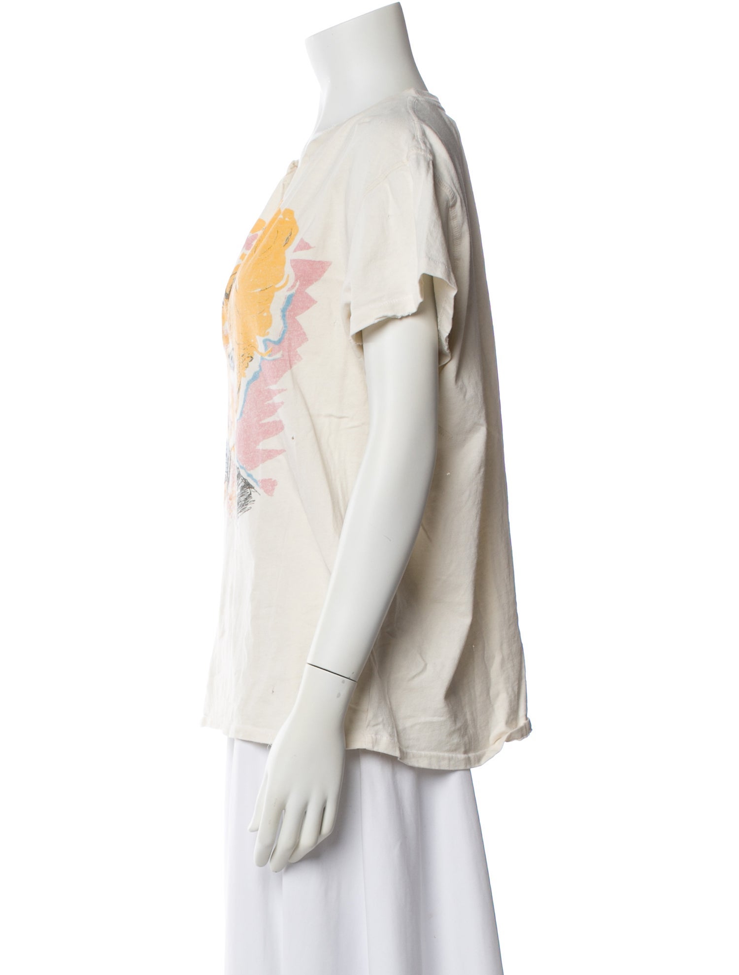 MadeWorn Graphic Print V-Neck T-Shirt