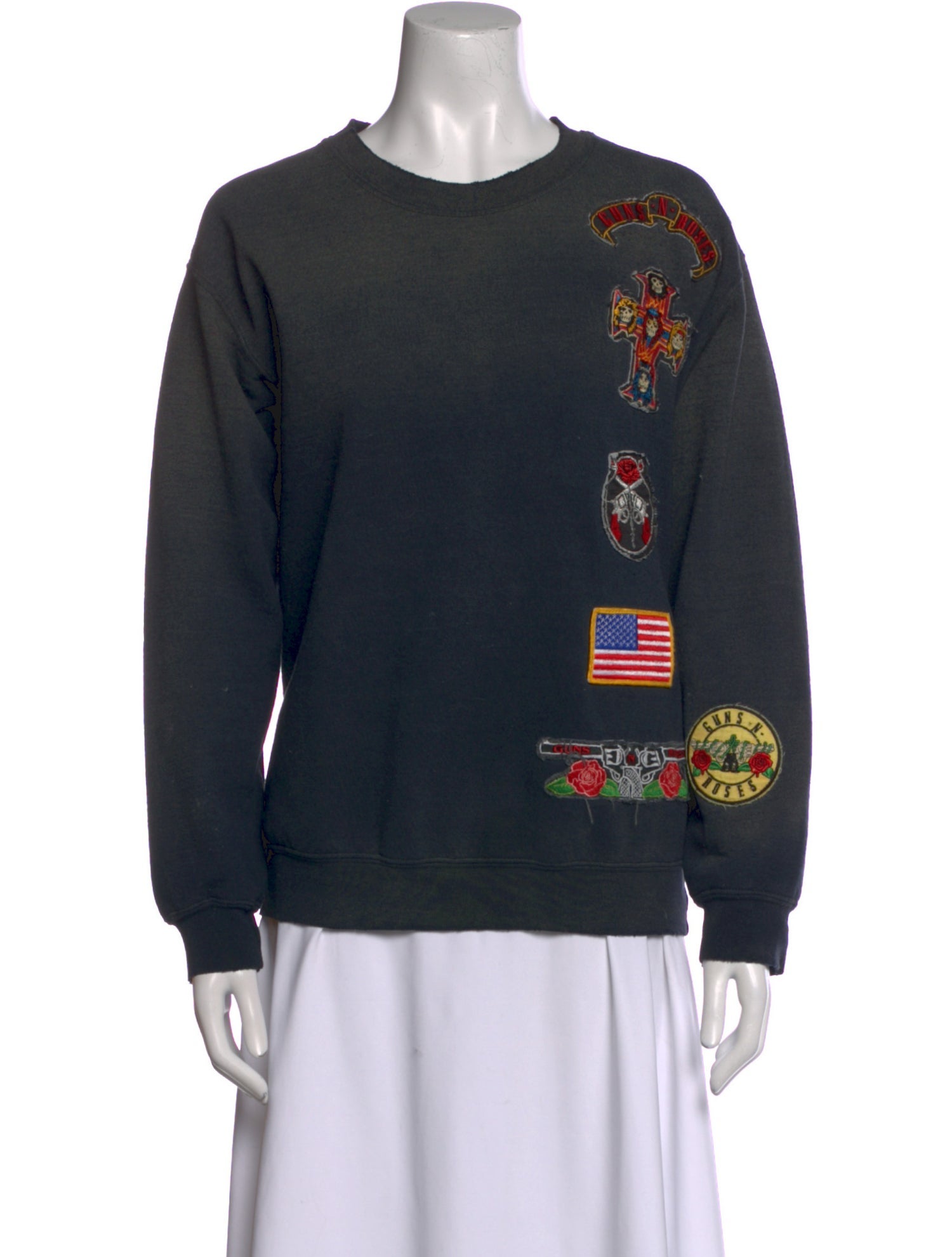 MadeWorn Graphic Print Crew Neck Sweatshirt