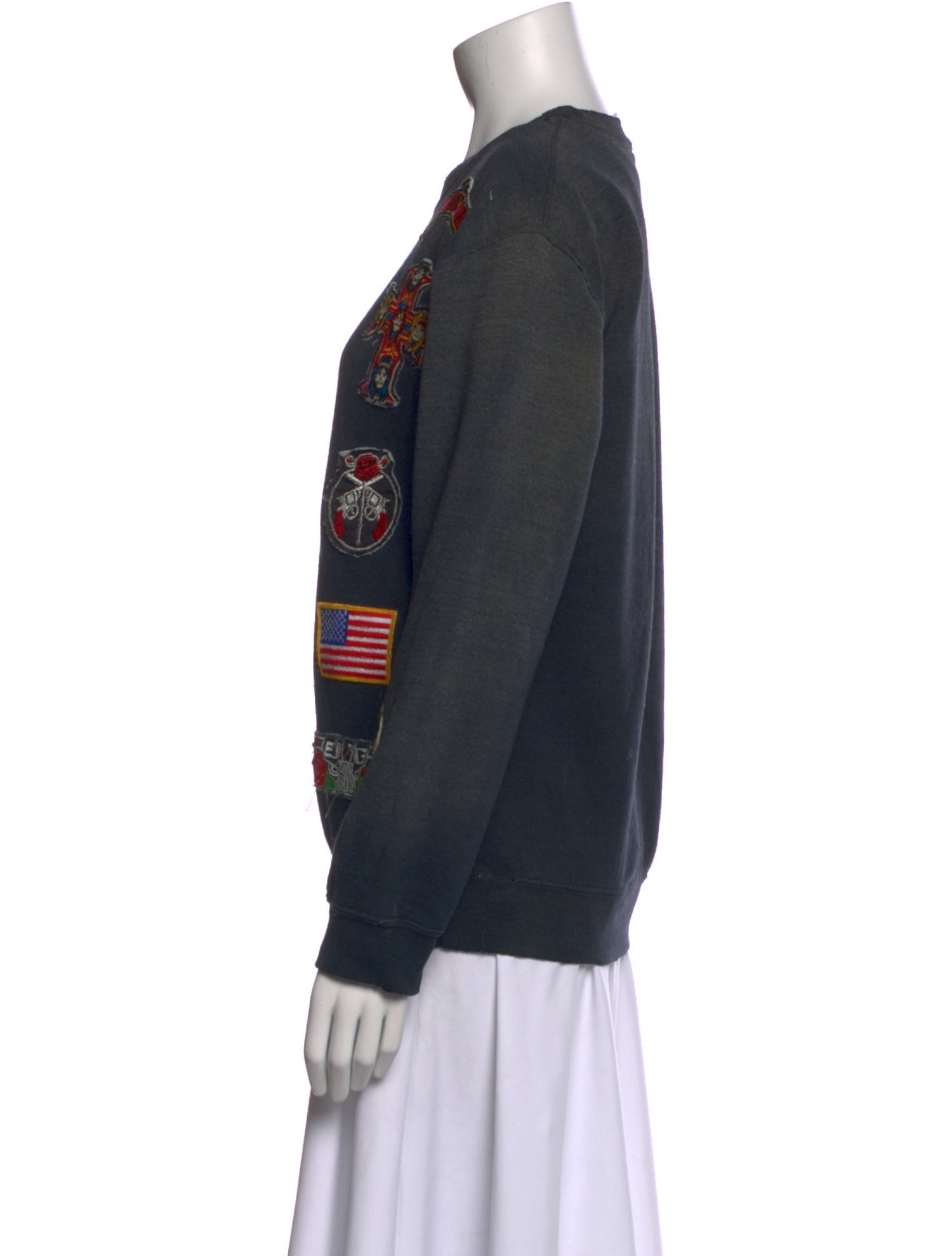 MadeWorn Graphic Print Crew Neck Sweatshirt