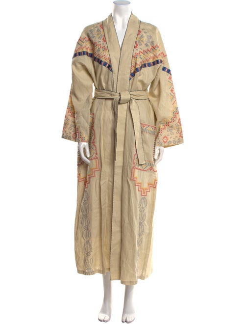 MAX&Co. Linen Patterned Robe