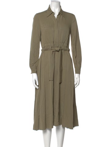 Pre-owned Max & Co Midi Length Dress In Green