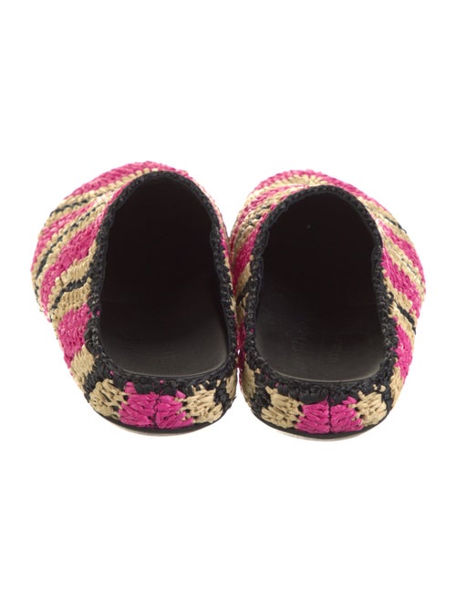 Marni x NO VACANCY INN Straw Striped Mules