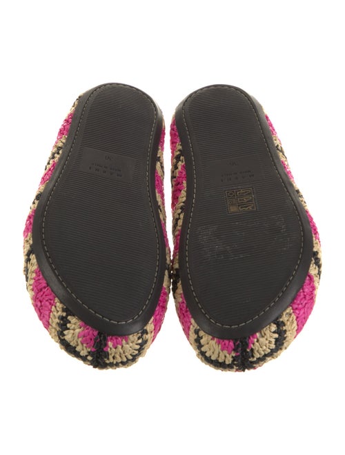 Marni x NO VACANCY INN Straw Striped Mules