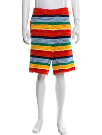 Marni x NO VACANCY INN Striped Jogger Shorts