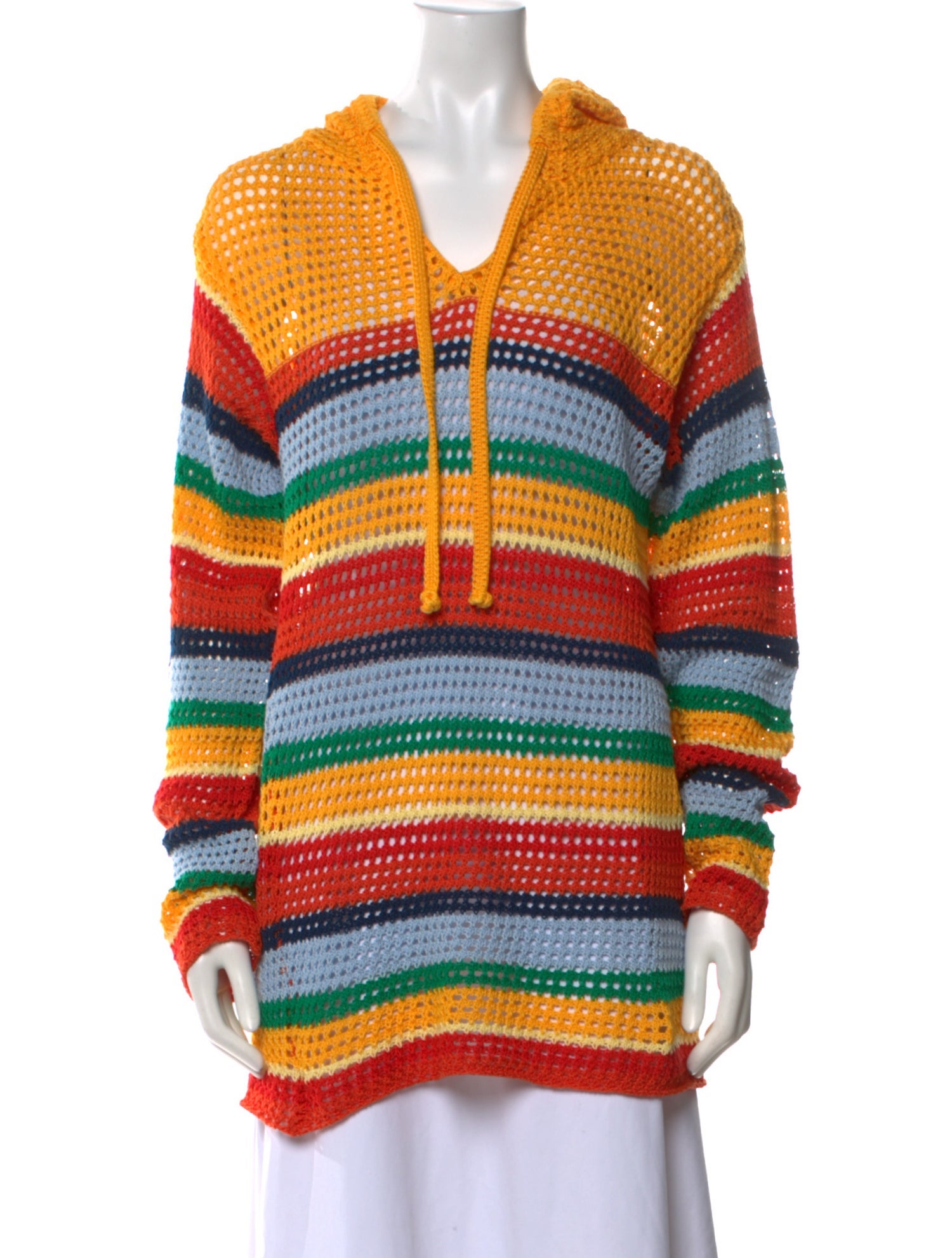 Marni x NO VACANCY INN Striped V-Neck Sweater