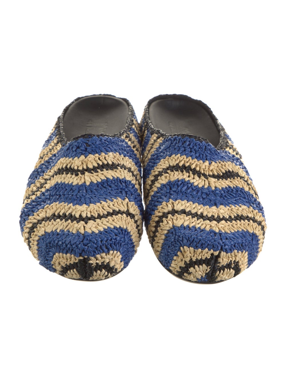 Marni x NO Vacancy INN Straw Slides Neutrals Stri… - image 3