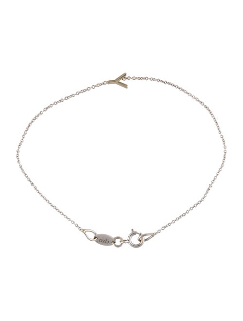 Maya Brenner Designs 14K Initial 'Y' Station Bracelet