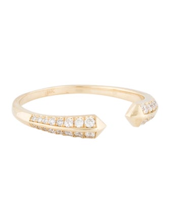 Maya Brenner Designs 14K Diamond Open Ring