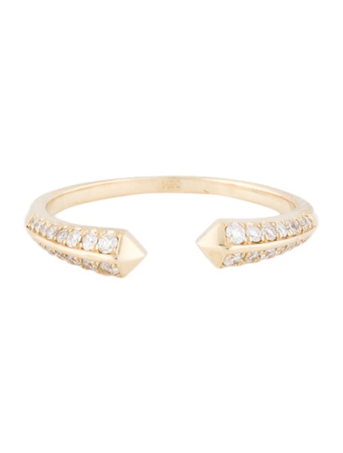 Maya Brenner Designs 14K Diamond Open Ring