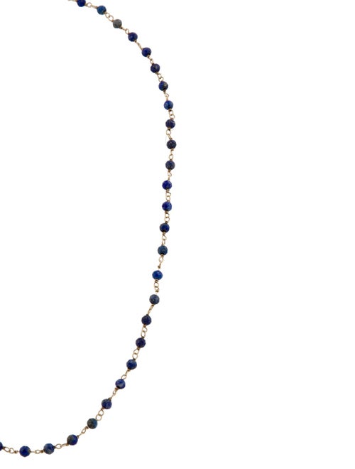Maya Brenner Designs Lapis Lazuli Thistle Bouquet Necklace