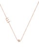 Maya Brenner Designs 14K Diamond Monogram 'E' Necklace