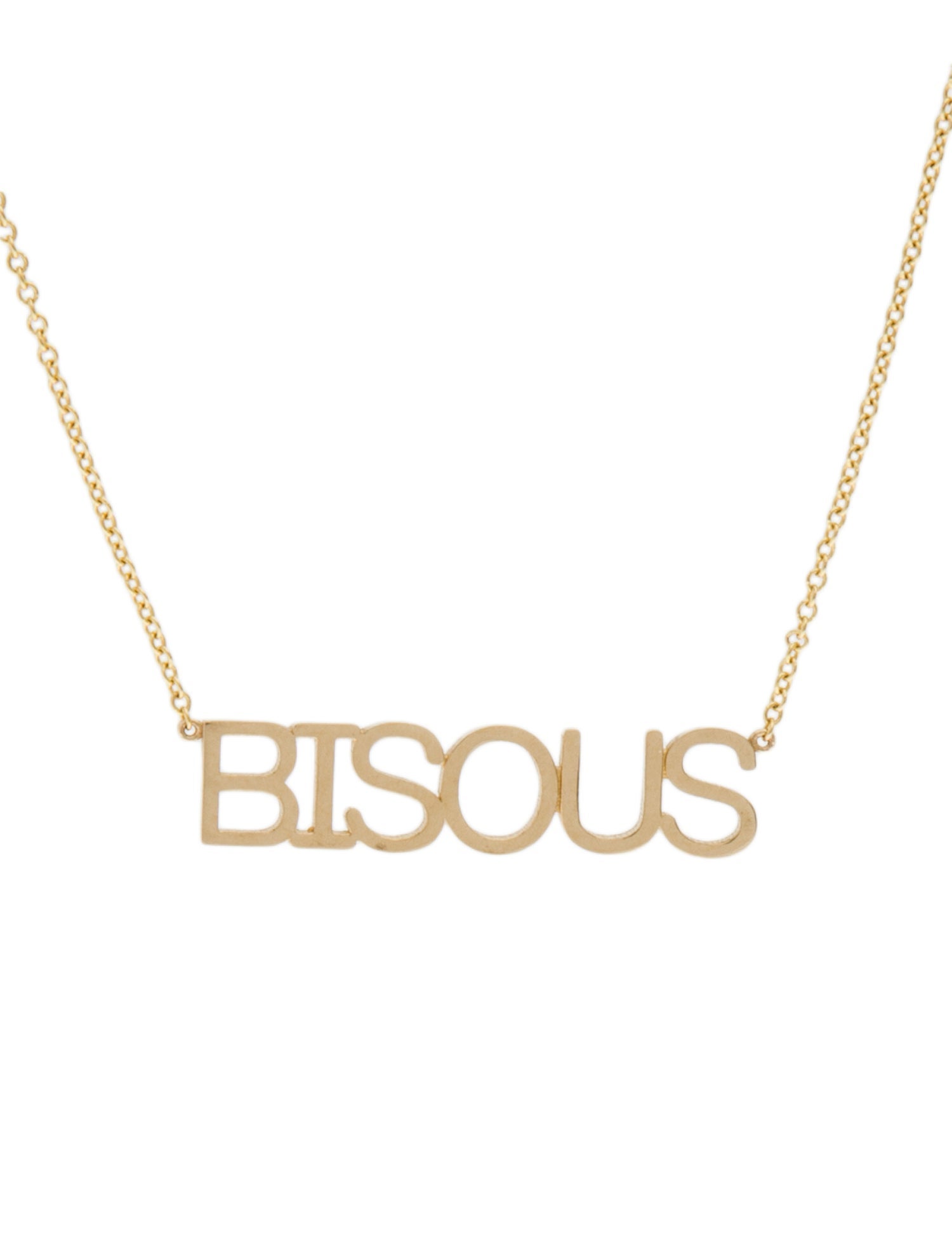 Maya Brenner Designs 14K 'BISOUS' PendantNecklace