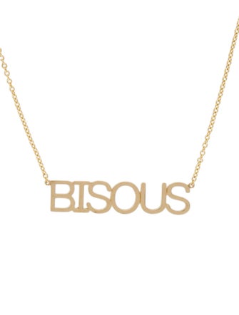 Maya Brenner Designs 14K 'BISOUS' PendantNecklace