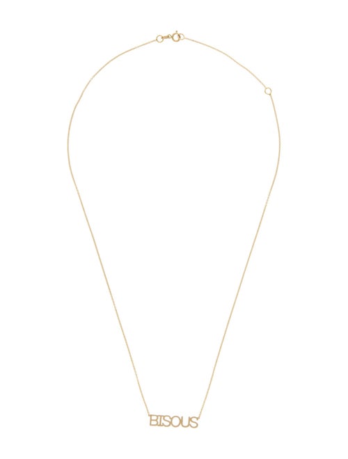 Maya Brenner Designs 14K 'BISOUS' PendantNecklace
