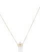 Maya Brenner Designs 14K Quartz & Diamond Clarity Retreat Necklace