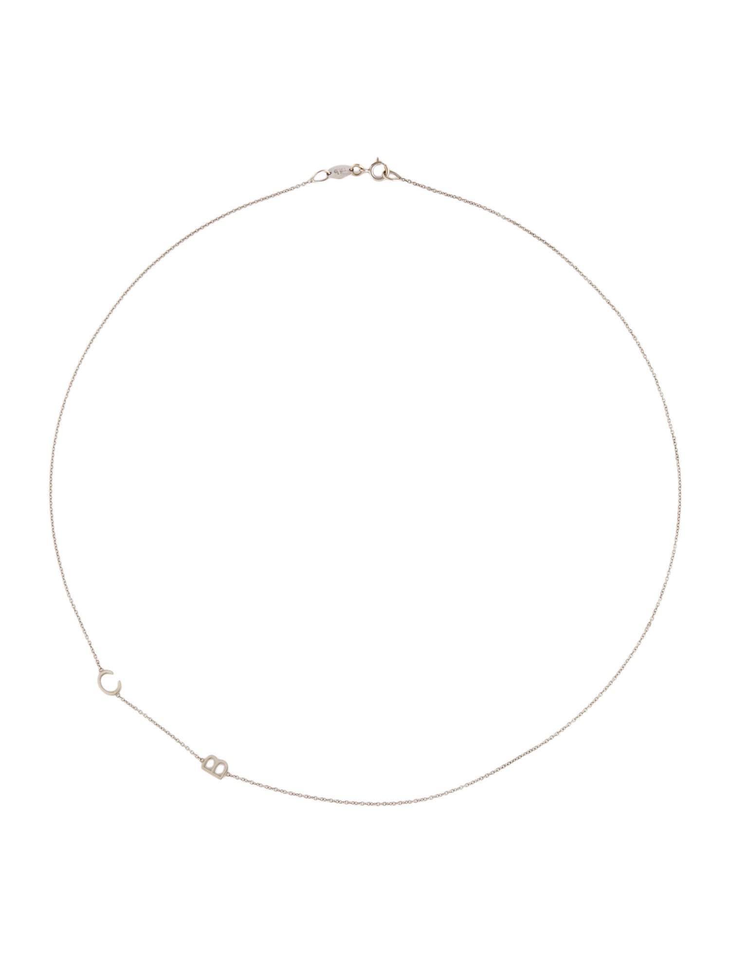 Maya Brenner Designs 14K Custom Gold Initial Necklace