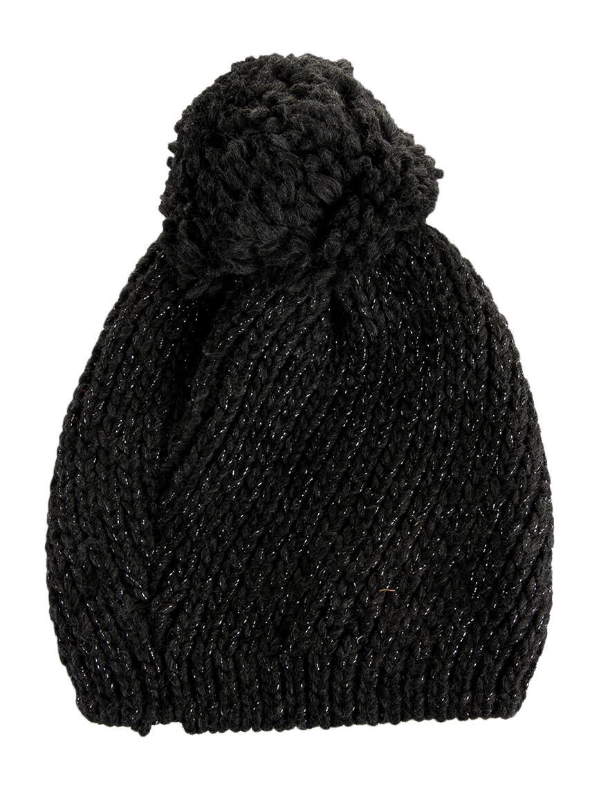 Mayoral Girls' Cable-Knit Pom-Pom Beanie w/ Tags