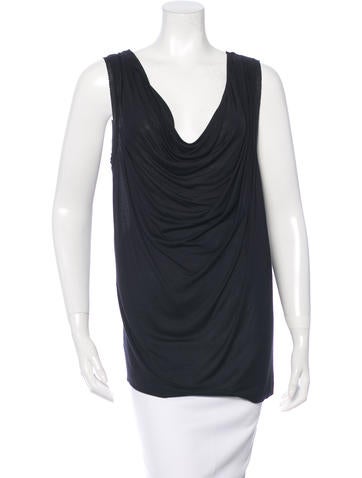 By Malene Birger Silk-Blend Cowl Neck Top