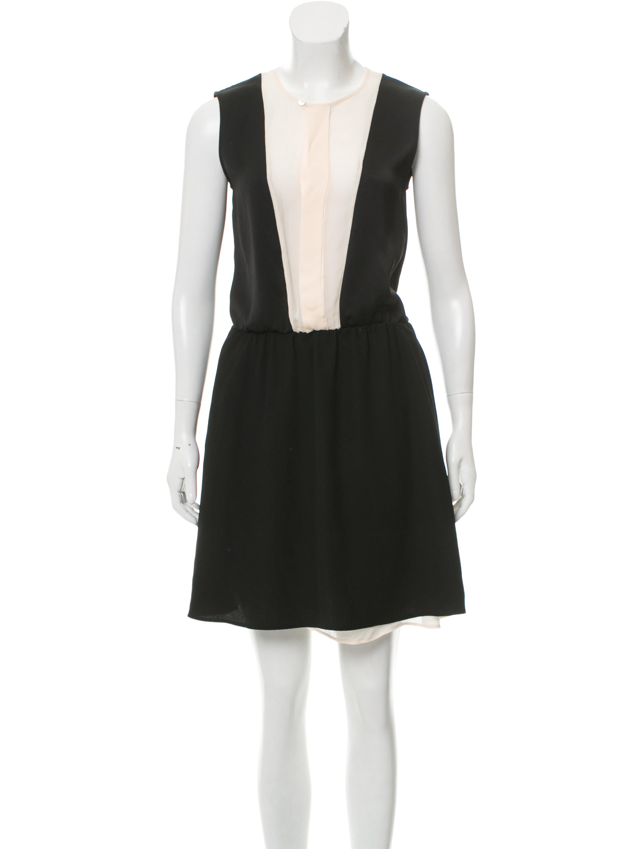 By Malene Birger Colorblock Mini Dress