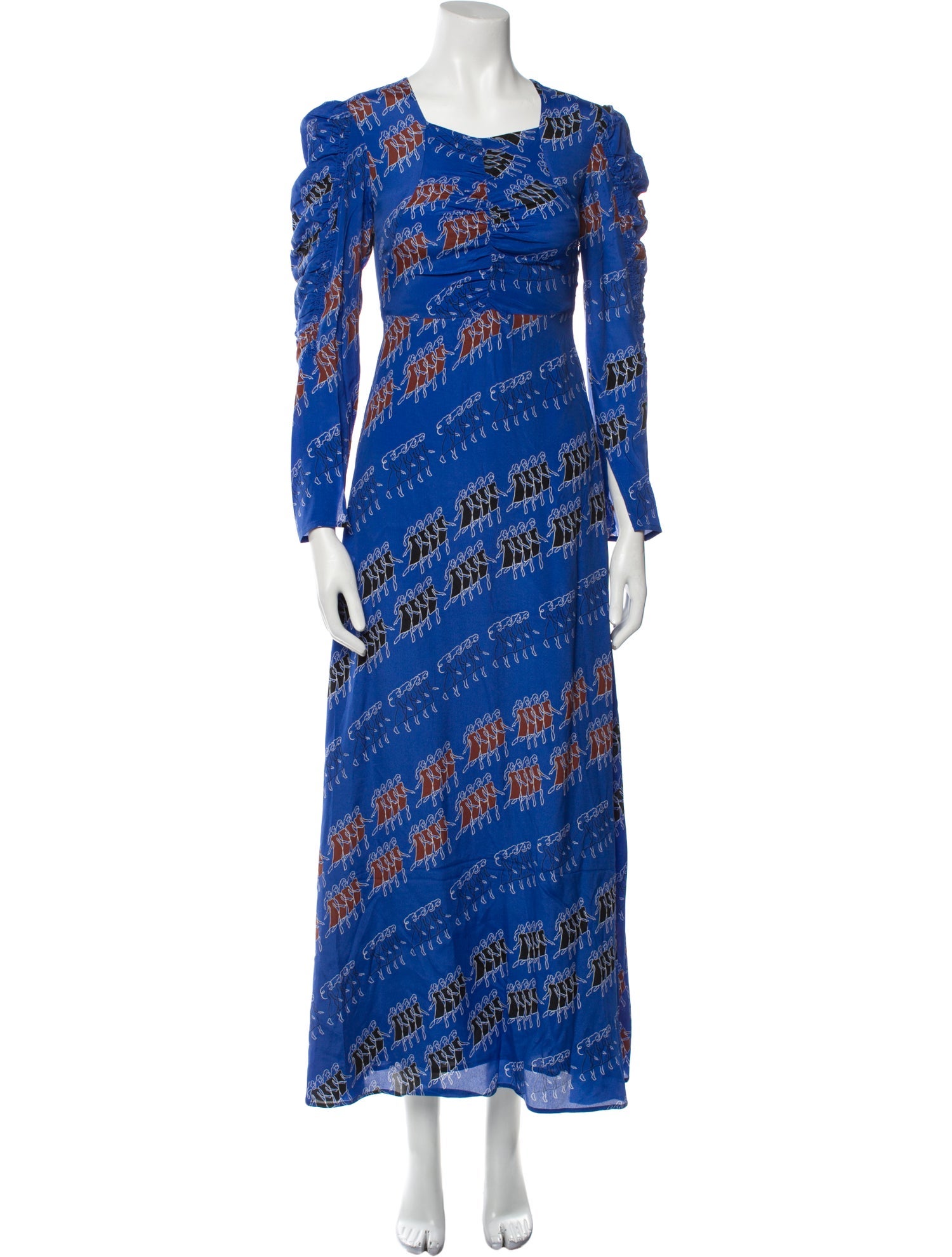 By Malene Birger Printed Long Dress w/ Tags
