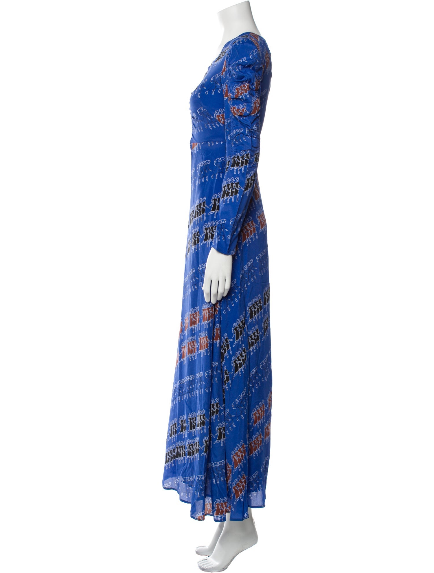 By Malene Birger Printed Long Dress w/ Tags