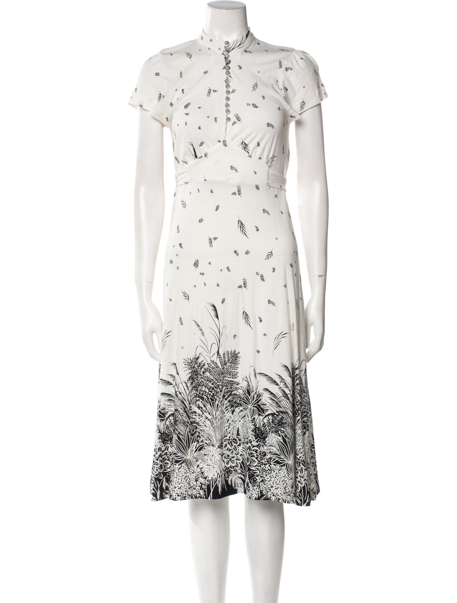 By Malene Birger Printed Midi Length Dress w/ Tags