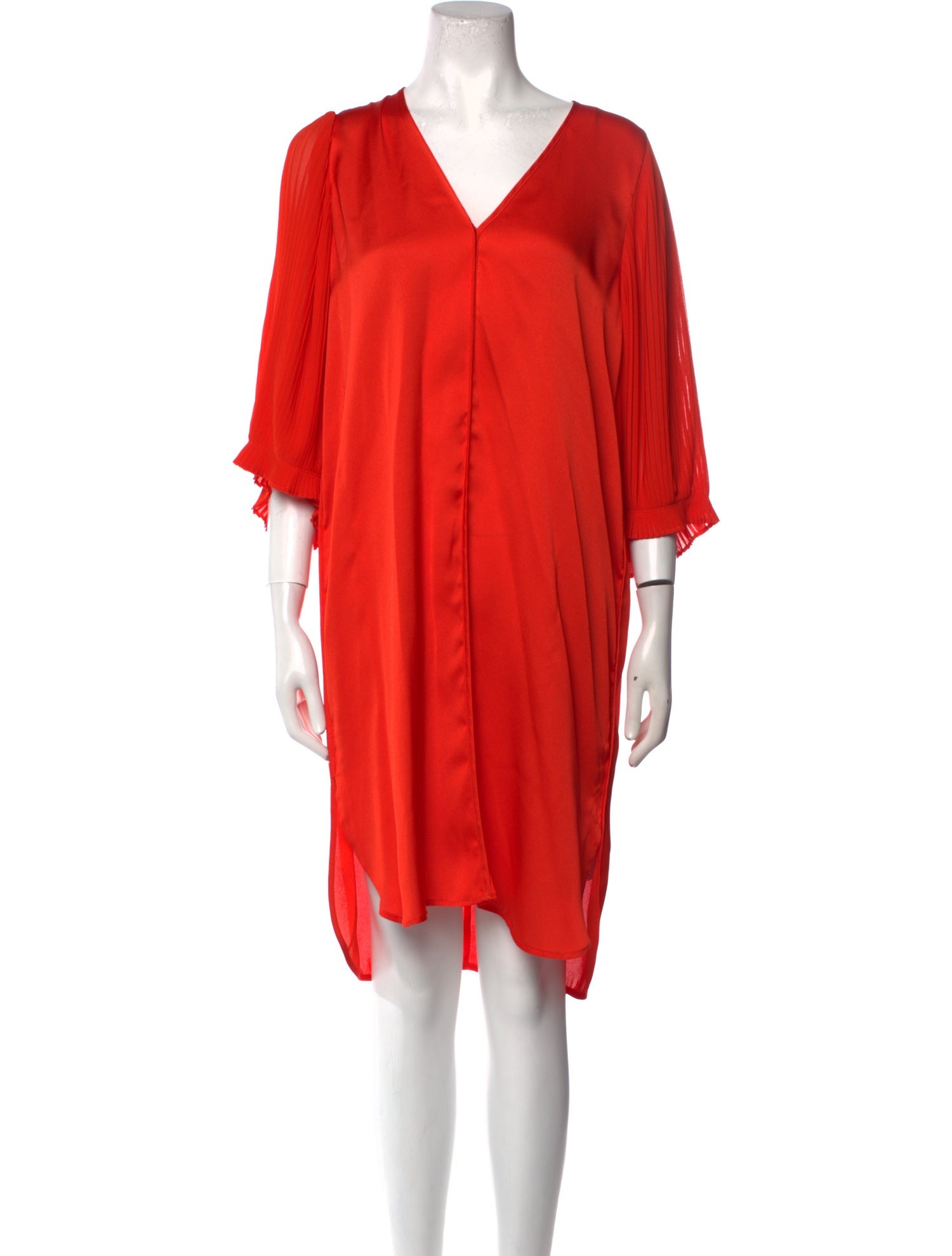 By Malene Birger V-Neck Knee-Length Dress