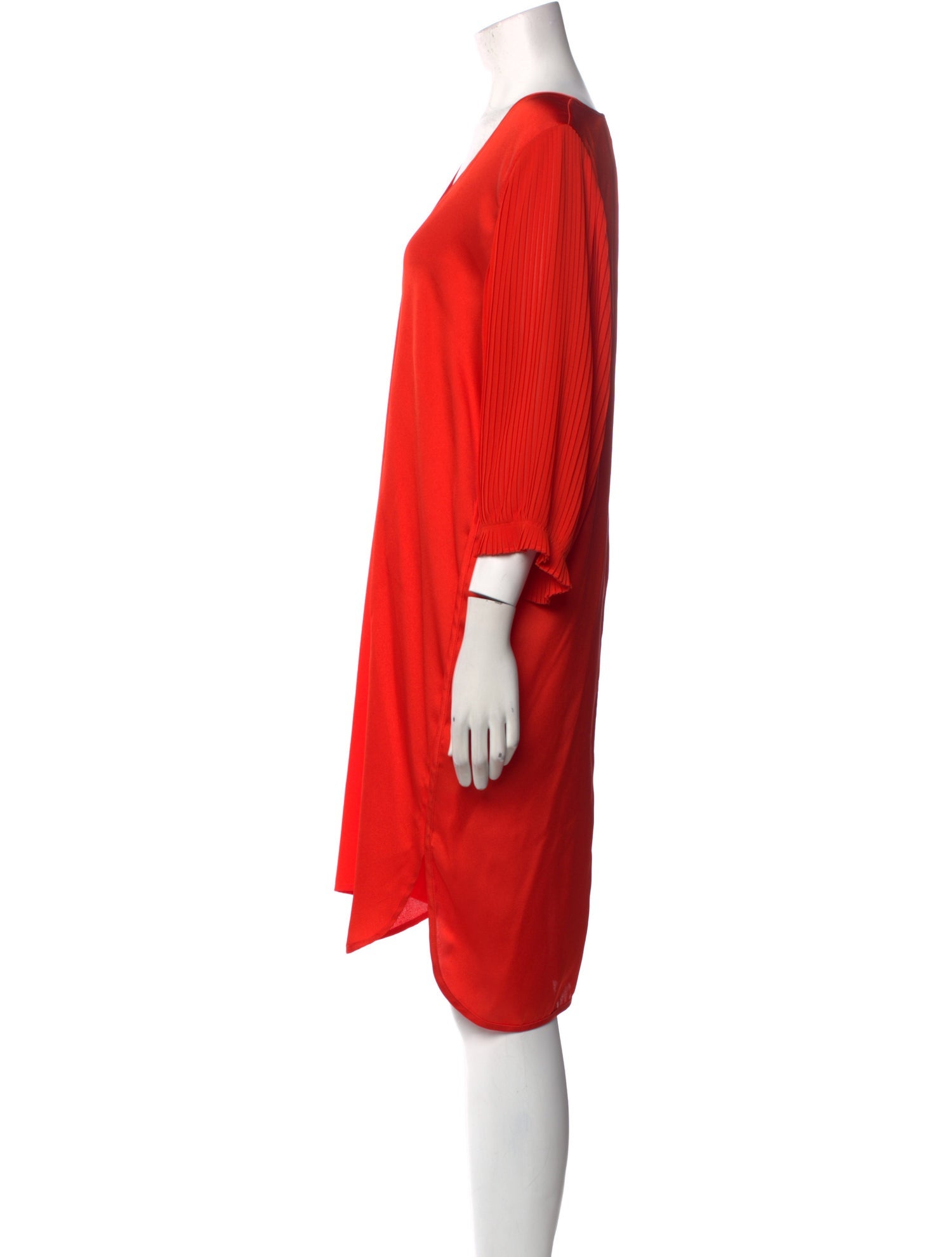 By Malene Birger V-Neck Knee-Length Dress