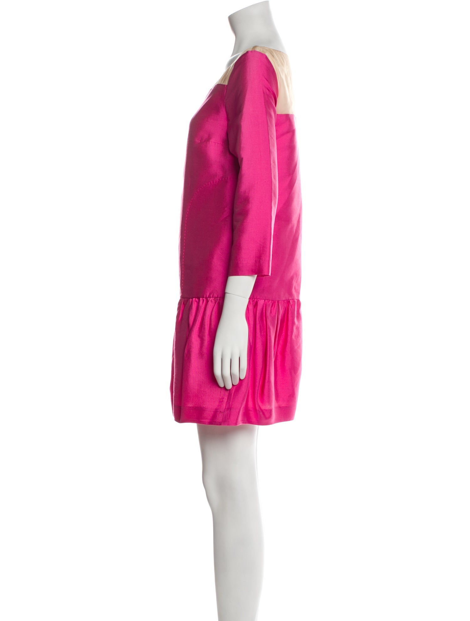 By Malene Birger Bateau Neckline Mini Dress