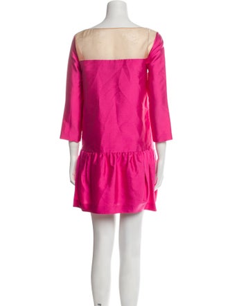 By Malene Birger Bateau Neckline Mini Dress