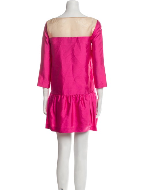 By Malene Birger Bateau Neckline Mini Dress