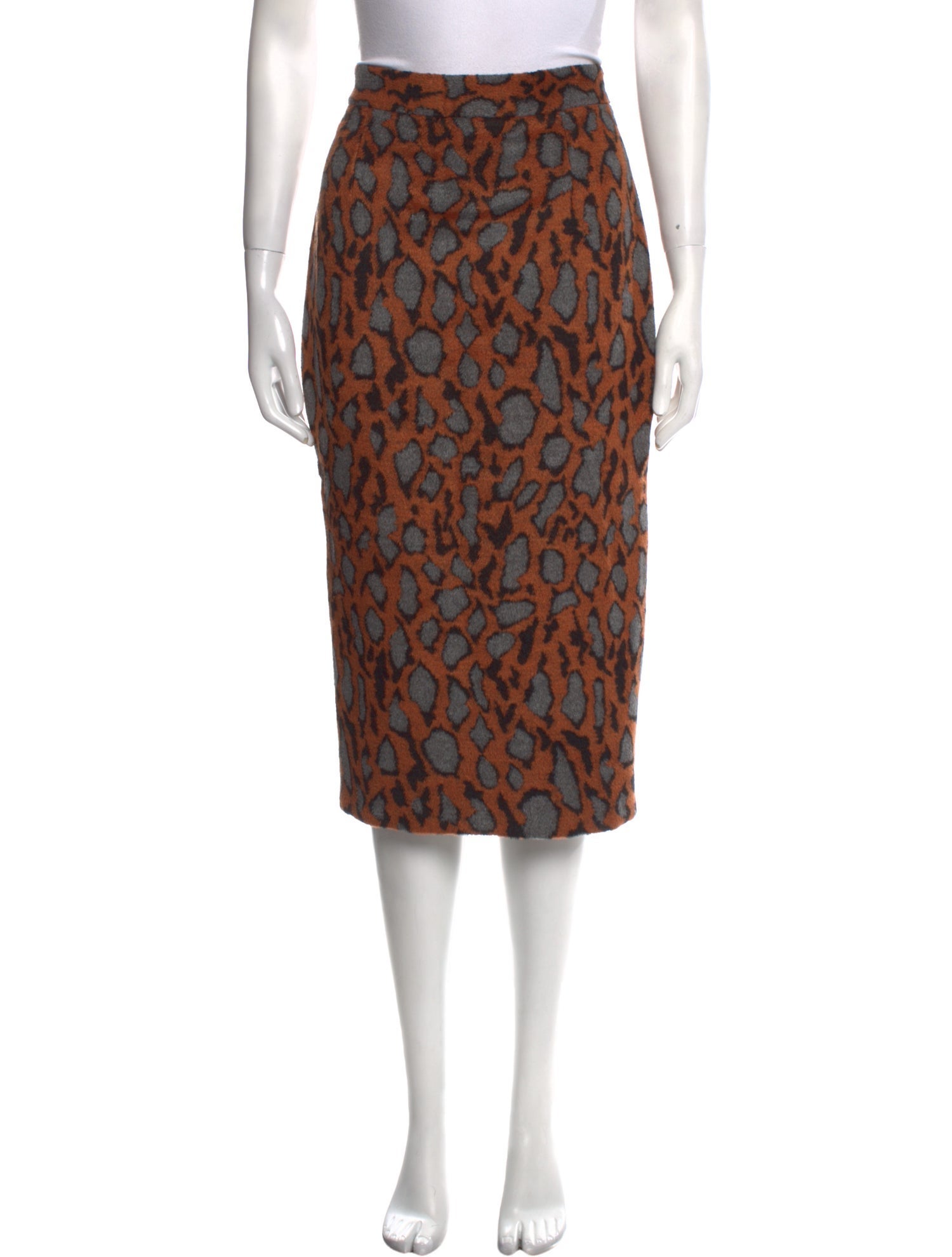 By Malene Birger Printed Midi Length Skirt