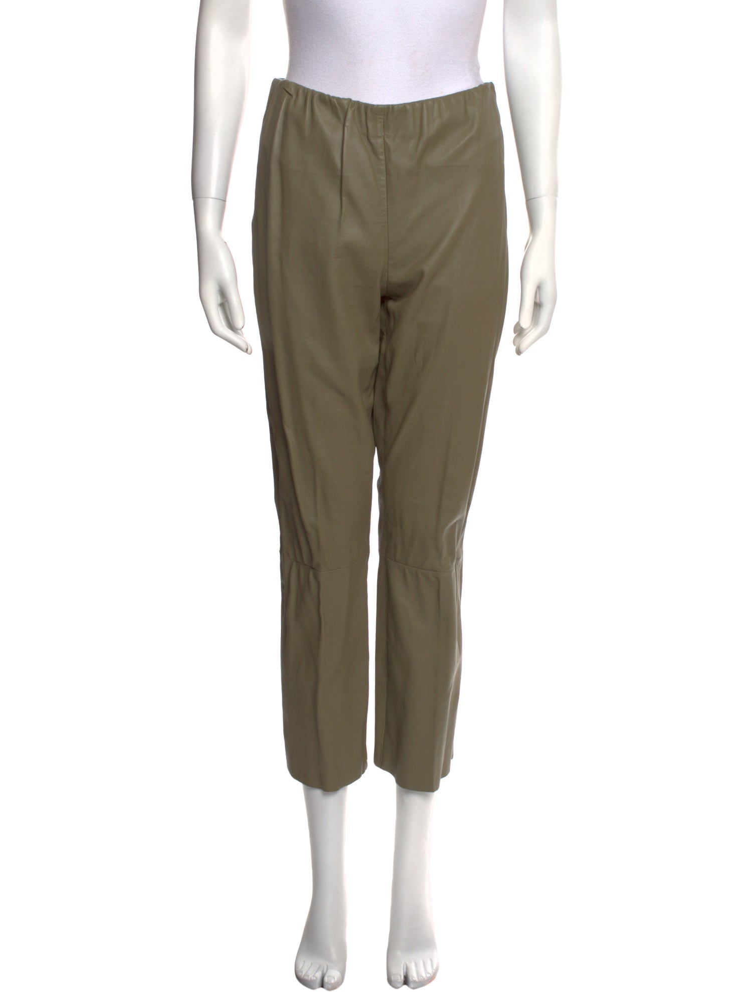 By Malene Birger Lamb Leather Straight Leg Pants